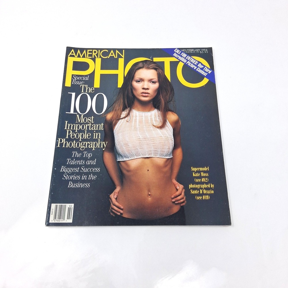 American Photo Magazine January/February 1994 Kate Moss Special Issue